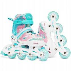 Raven Zoya Mint 4v1 dětské brusle - LED kolečka