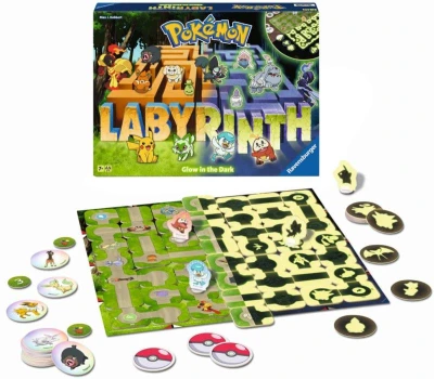 Ravensburger HRA Labyrinth Pokémon noční edice svítí ve tmě 2v1