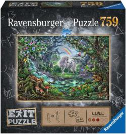 Ravensburger Hra puzzle únikové Jednorožec 759 dílků 70x50cm skládačka 2v1