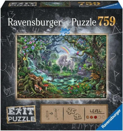 Ravensburger Hra puzzle únikové Jednorožec 759 dielikov 70x50cm skladačka 2v1 Ravensburger Hra puzzle únikové Jednorožec 759 dielikov 70x50cm skladačka 2v1