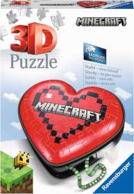 Ravensburger Puzzle 3D šperkovnice Srdce 54 dílků plast