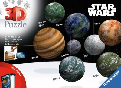 Ravensburger Puzzle 3D Star Wars Galaxie 531 dílků 70x50cm skládačka Ravensburger Puzzle 3D Star Wars Galaxie 531 dílků 70x50cm skládačka