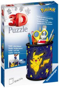 Ravensburger Puzzle 3D Stojan na tužky Pokémon 54 dílků skládačka