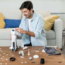 Ravensburger Puzzle 3D Vesmírná raketa Saturn V 440 dílků 70x50cm skládačka