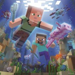 Ravensburger Puzzle 3x49 dílků Minecraft Biomes 21x21cm skládačka 3v1