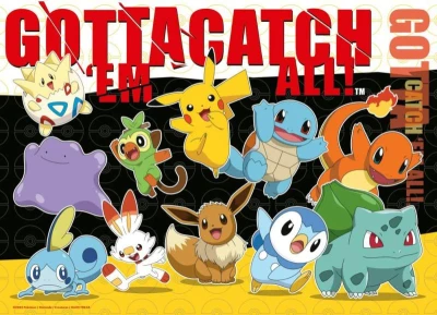Ravensburger Puzzle Pokémon 4x 100 dílků 36x26cm skládačka 4v1