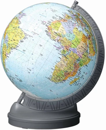 Ravensburger Puzzleball 3D Globus skládačka 548 dílků na baterie Světlo LED