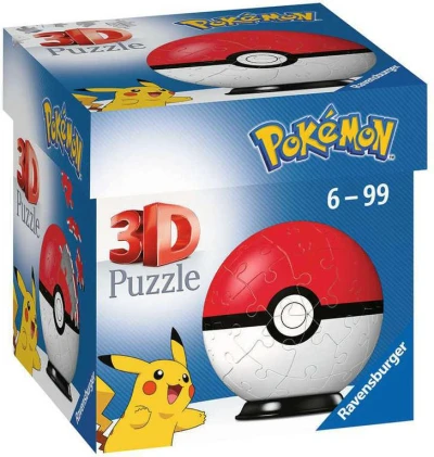 Ravensburger Puzzleball 3D Pokeball skládačka 54 dílků Pokémon