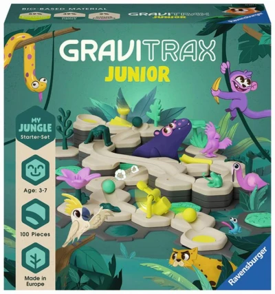 Ravensburger Stavebnice GraviTrax Junior Startovací sada Džungle koulodráha Ravensburger Stavebnice GraviTrax Junior Startovací sada Džungle koulodráha