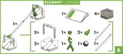 Ravensburger Stavebnice GraviTrax Lanovka 2.0 rozšíření ke koulodráze