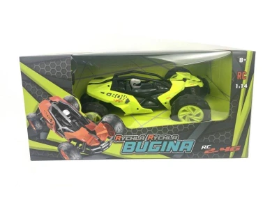 RC Auto bugina terénní vysokorychlostní 1:14 25km/h 2 barvy USB dobíjení