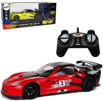 RC Auto Corvette C6.R na vysílačku 2,4GHz 1:18 na baterie Světlo 2 barvy RC Auto Corvette C6.R na vysílačku 2,4GHz 1:18 na baterie Světlo 2 barvy