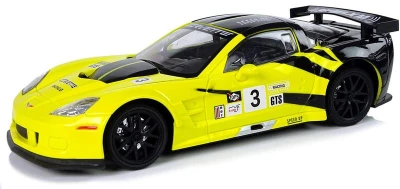 RC Auto Corvette C6.R na vysílačku 2,4GHz 1:18 na baterie Světlo 2 barvy