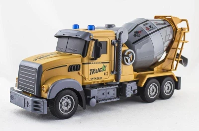 RC Auto domíchávač betonu na vysílačku 27MHz na baterie Světlo