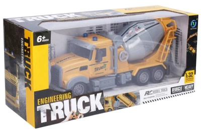 RC Auto domíchávač betonu na vysílačku 27MHz na baterie Světlo