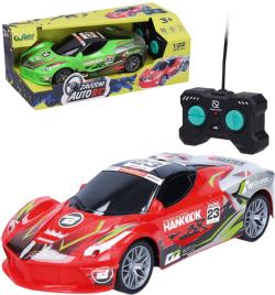 RC Auto Hankook závodní na vysílačku 27MHz na baterie Světlo 2 barvy