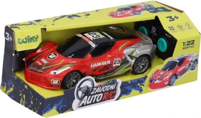 RC Auto Hankook závodní na vysílačku 27MHz na baterie Světlo 2 barvy