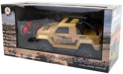 RC Auto Jeep vojenský na vysílačku 27MHz na baterie 2 barvy Světlo