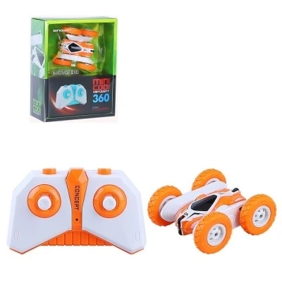RC Auto kaskadérské mini na vysílačku oranžové přetáčení 360 stupnů RC Auto kaskadérské mini na vysílačku oranžové přetáčení 360 stupnů