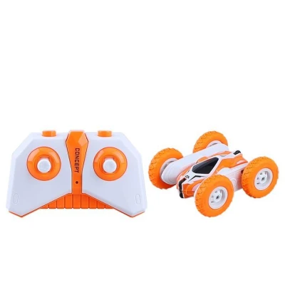 RC Auto kaskadérské mini na vysílačku oranžové přetáčení 360 stupnů