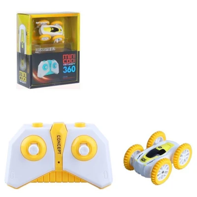 RC Auto kaskadérské mini na vysílačku žuté přetáčení 360 stupnů RC Auto kaskadérské mini na vysílačku žuté přetáčení 360 stupnů