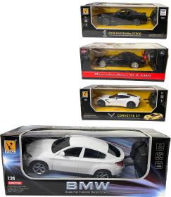 RC Auto na vysílačku 2,4GHz 1:24 na baterie Světlo 4 druhy