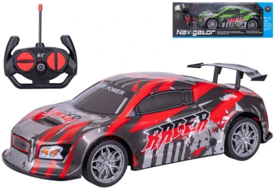 RC Auto na vysílačku závodní 27MHz na baterie Světlo Zvuk 2 barvy RC Auto na vysílačku závodní 27MHz na baterie Světlo Zvuk 2 barvy