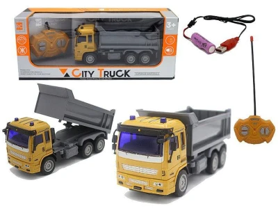 RC Auto nákladní auto - sklápěč na vysílačku 1:30 4 funkce RC Auto nákladní auto - sklápěč na vysílačku 1:30 4 funkce