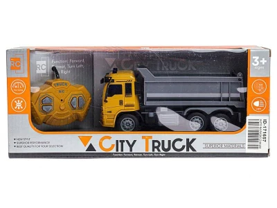 RC Auto nákladní auto - sklápěč na vysílačku 1:30 4 funkce