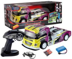 RC Auto tahač závodní na vysílačku 2,4GHz na baterie Světlo 2 barvy