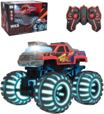 RC Auto Wild Truck velká kola na vysílačku 2,4GHz na baterie Světlo RC Auto Wild Truck velká kola na vysílačku 2,4GHz na baterie Světlo