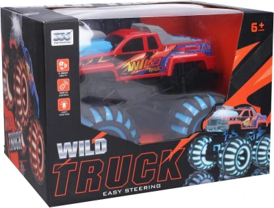 RC Auto Wild Truck velká kola na vysílačku 2,4GHz na baterie Světlo