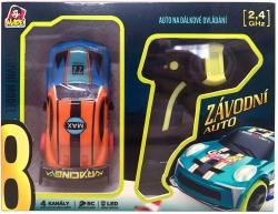 RC Auto závodní formule na vysílačku 2,4GHz na baterie LED Světlo 2 barvy
