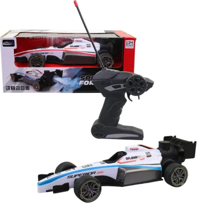 RC Auto závodní formule na vysílačku 27MHz kouřící na baterie Světlo 2 barvy RC Auto závodní formule na vysílačku 27MHz kouřící na baterie Světlo 2 barvy