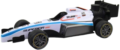 RC Auto závodní formule na vysílačku 27MHz kouřící na baterie Světlo 2 barvy