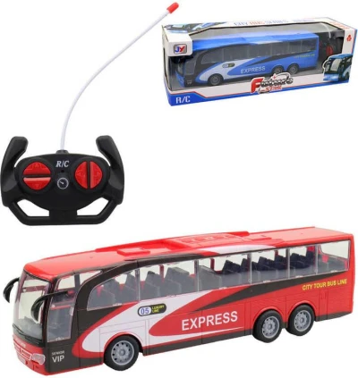 RC Autobus Express na vysílačku 32cm na baterie 2 barvy Světlo RC Autobus Express na vysílačku 32cm na baterie 2 barvy Světlo