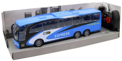 RC Autobus Express na vysílačku 32cm na baterie 2 barvy Světlo