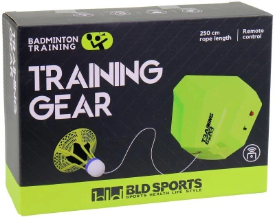 RC Badminton trenažér závěsný set se 2 košičky na baterie Světlo