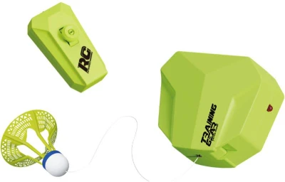RC Badminton trenažér závěsný set se 2 košičky na baterie Světlo