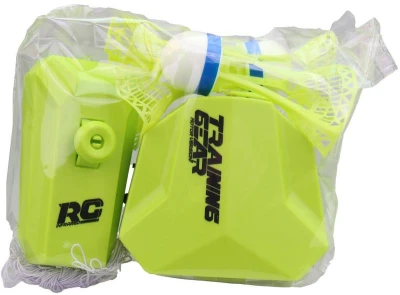 RC Badminton trenažér závěsný set se 2 košičky na baterie Světlo