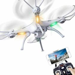 RC Dron na vysílačku 2,4GHz na baterie Wi-Fi kvadrokoptera s HD kamerou