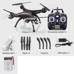 RC Dron na vysílačku 2,4GHz na baterie Wi-Fi kvadrokoptera s HD kamerou