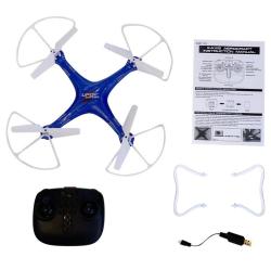 RC Dron Pioneer LED světlo, 2,4GHz, USB dobíjení, 360°
