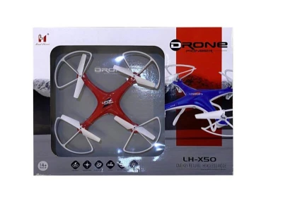 RC Dron Pioneer LED světlo, 2,4GHz, USB dobíjení, 360°