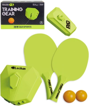 RC Ping pong trenažér set 2 pálky + 2 míčky na vysílačku na baterie RC Ping pong trenažér set 2 pálky + 2 míčky na vysílačku na baterie