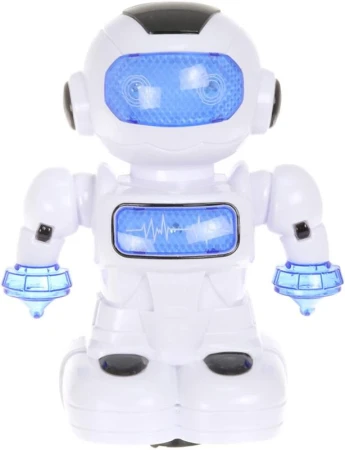 RC Robot 22cm chodí zpívá tančí na baterie Světlo Zvuk