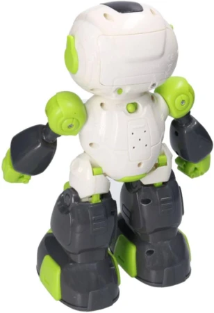 RC Robot na vysílačku chodí tančí na baterie nahrávání REC Světlo Zvuk