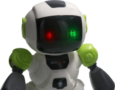 RC Robot na vysílačku chodí tančí na baterie nahrávání REC Světlo Zvuk