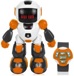 RC Robot na vysílačku chodí tančí na baterie nahrávání REC Světlo Zvuk