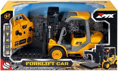 RC Vysokozdvižný vozík na vysílačku 2,4GHz na baterie Světlo Zvuk